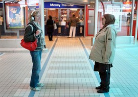 Theater in de stationshal